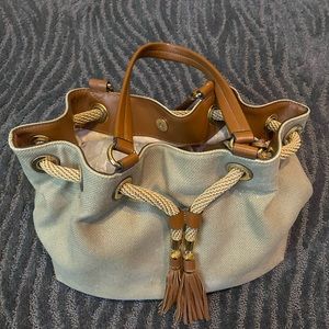 Michael Kors, Tote, gently used. 12.5” High  x 12” Wide strap drop 8” Depth 7”.